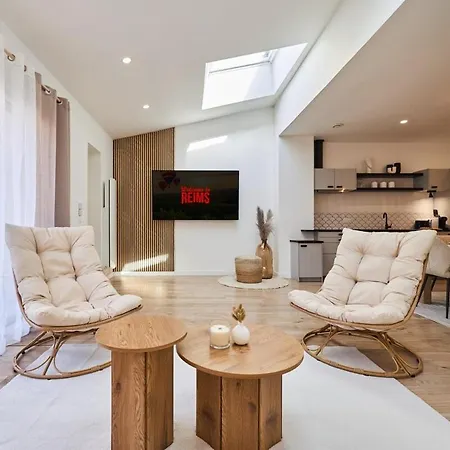 Villa Le Cliquot - Maison - - Jardin - Parking Gratuit Reims